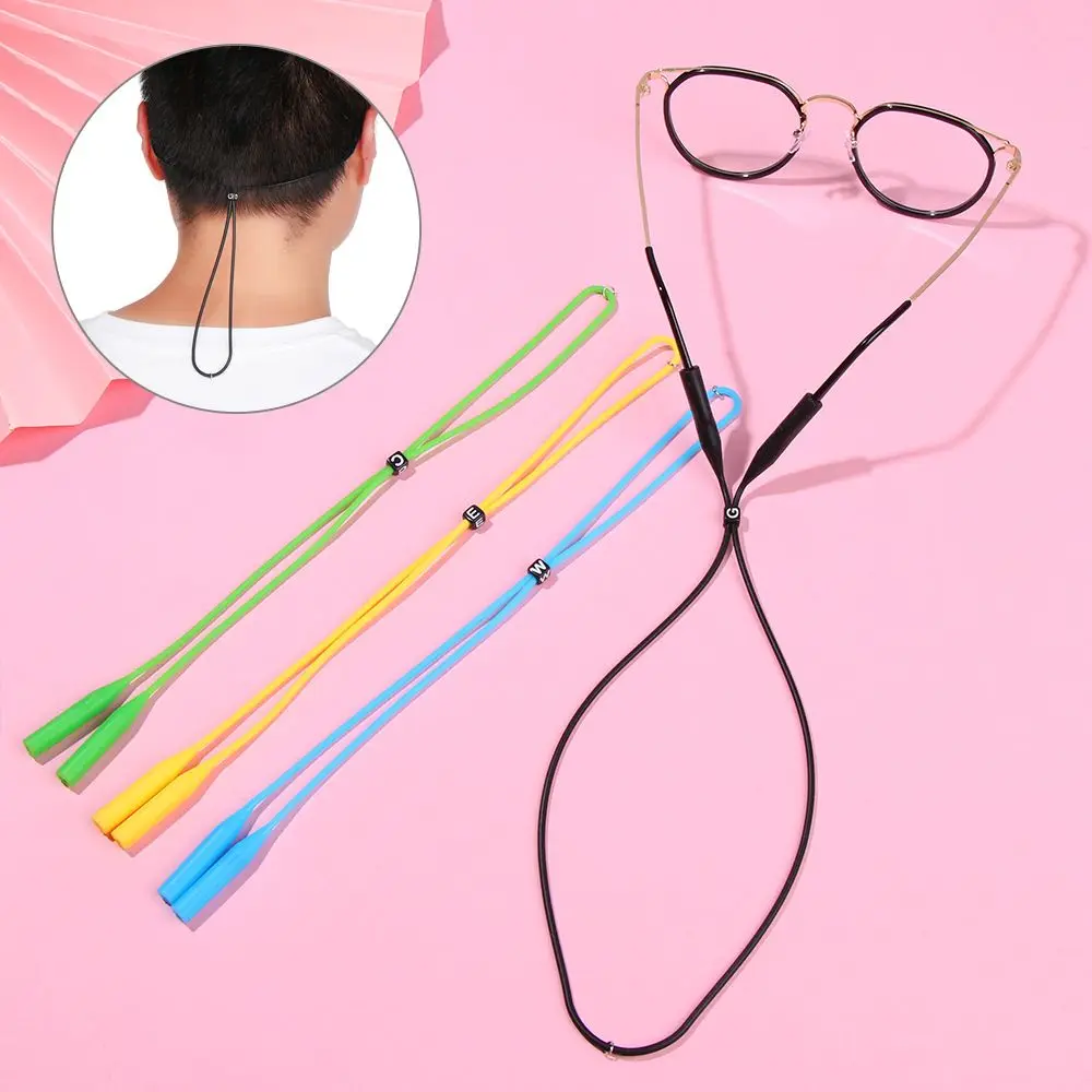 

Men Women Glasses Chain Silicone Anti-Slip Neck Cord Eyeglasses Rope Eyewear Lanyard Glasses Strap