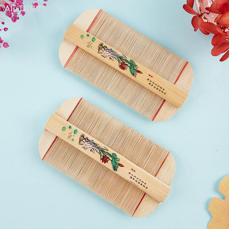 Handmade Double Sided Lice Comb for Head Flea Removal Itching Relief Scraping Cootie Comb