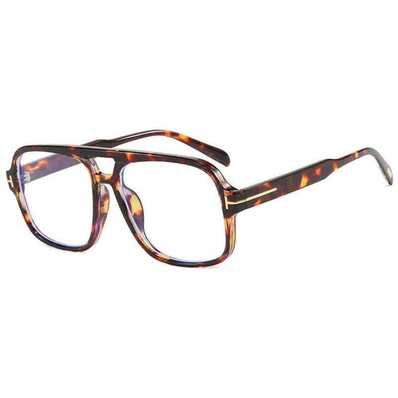 

Retro Pilot Style Sunglasses UV Protection New Model Double Bridge Frame European And American Style Fashionable Eyewear