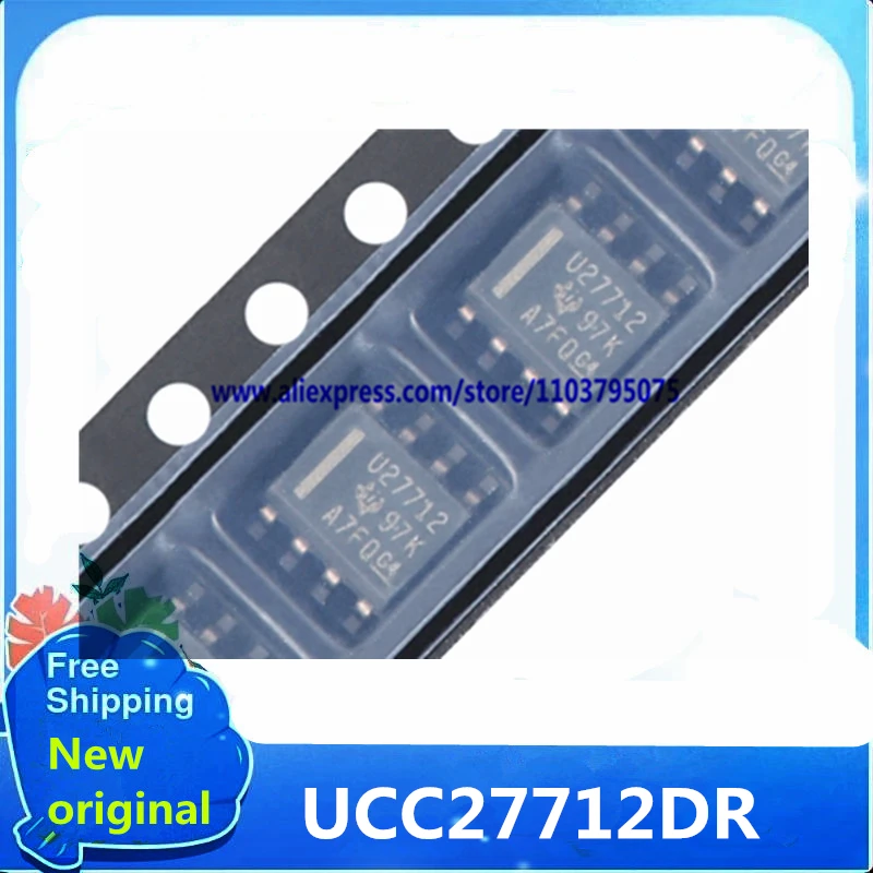 100 قطعة U27712 UCC27712DR SOP8 العلامة التجارية الجديدة الأصلية ، متوفرة للبيع في المخزون