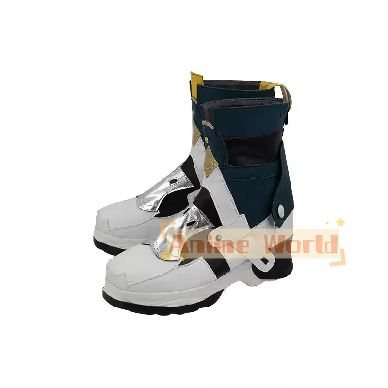 ผลกระทบ Honkai 3rd Durandal Battlesuit Reign Solaris คอสเพลย์ Prop อะนิเมะรองเท้าหนัง PU Custom Made
