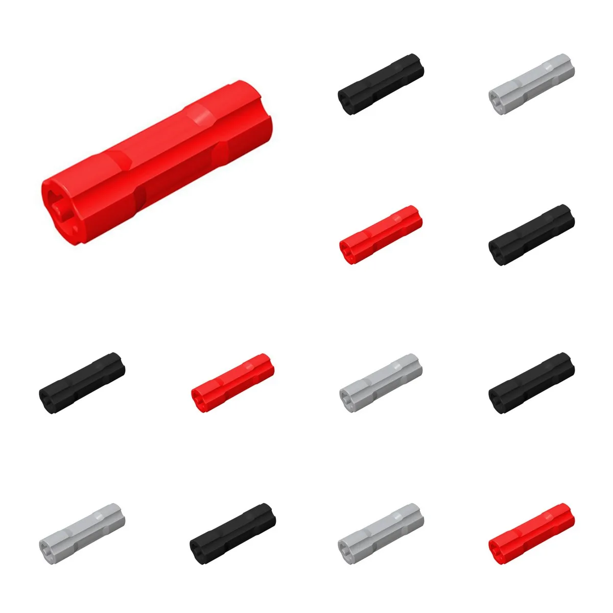 50pcs 26287 42195 Axle Connector 3L Bricks Collections Bulk Modular Toy For Technical MOC DIY Sale Buildings Blocks little boy