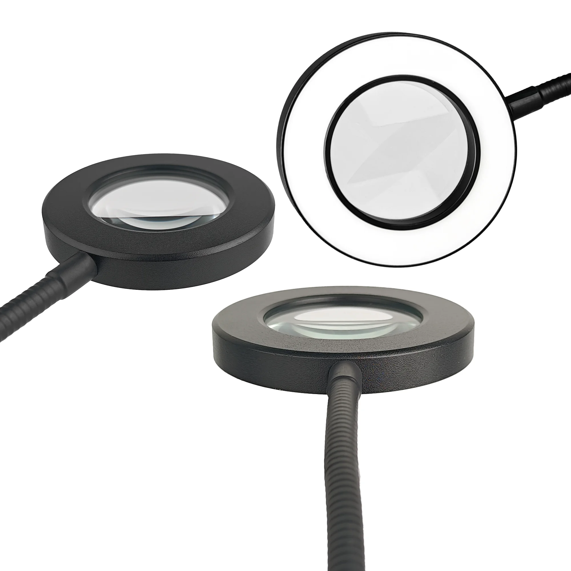 1pc, 5X Magnifying Glass with Light, Clip On LED Magnifying Lamp with Clamp, 3 Modes Dimmable for Reading, Crafts, DIY, Reading. view 6