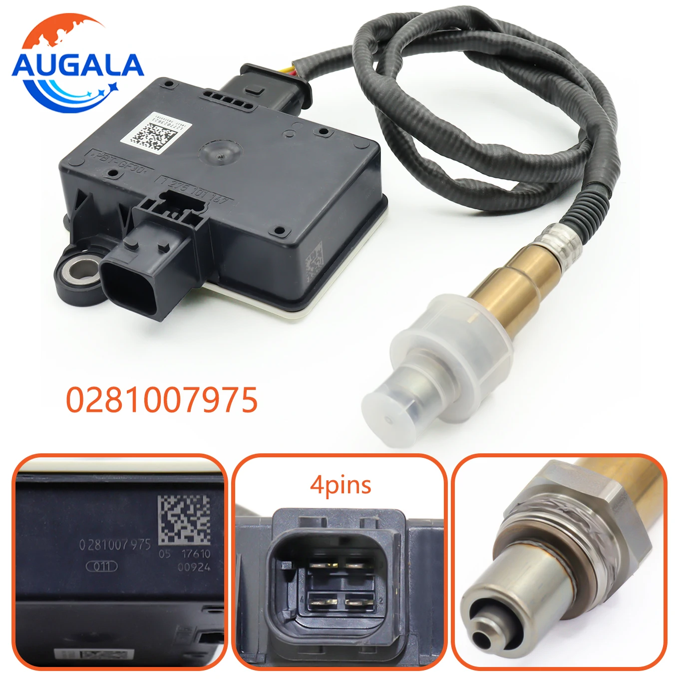 AUGALA PM1275101167 0281008069 Diesel Exhaust Particulate Sensor For Mercedes Cummins 12V 4383978 4384375 5461550 A054P722