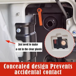 For Mitsubishi Pajero Danger Escape Safe Life-Saving Door Inner Unlock Device V97 V93V 87 Pajero Escape Device Rear Door Switch