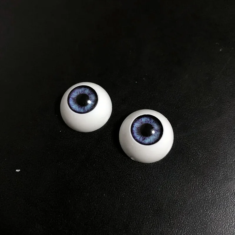 1 Pair Purple Doll Eyes Size 12/14/16/18mm Acrylic Doll Eyes Girls Play House Diy Change Makeup Accessories Toys