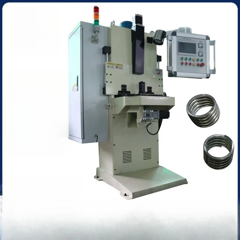 Computer numerical control spring grinding machine for compression spring coil spring