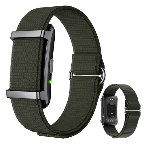 Imagen 1 del producto Pulsera inteligente rastreador de actividad/deporte monitoreo de salud recuento de pasos seguimiento del ritmo cardíaco y del sueño pulsera inteligente impermeable 1ATM