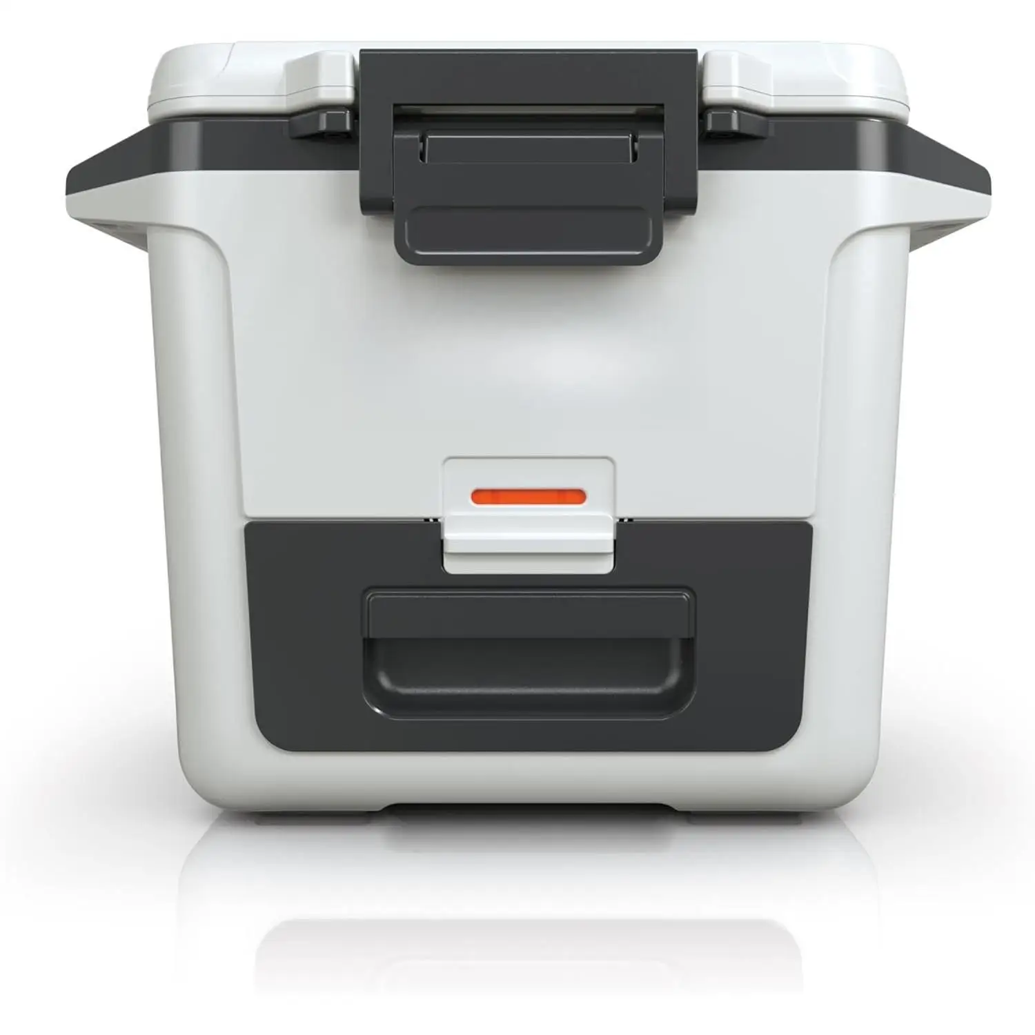 

W_Hard Cooler with Dry Zone, Integrated Fridge-Temp Dry Storage Drawer, Premium Heavy-Duty Insulated Cooler, Keeps Ice for Days