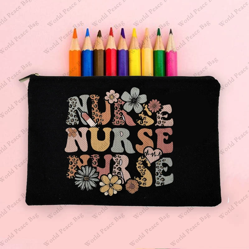 1pc Nurse Makeup Bags,Nurse Gifts for Women,Nurse Cosmetic Bags With Zipper,Nurse Gifts for Nursing Student,Student Nurse Gifts