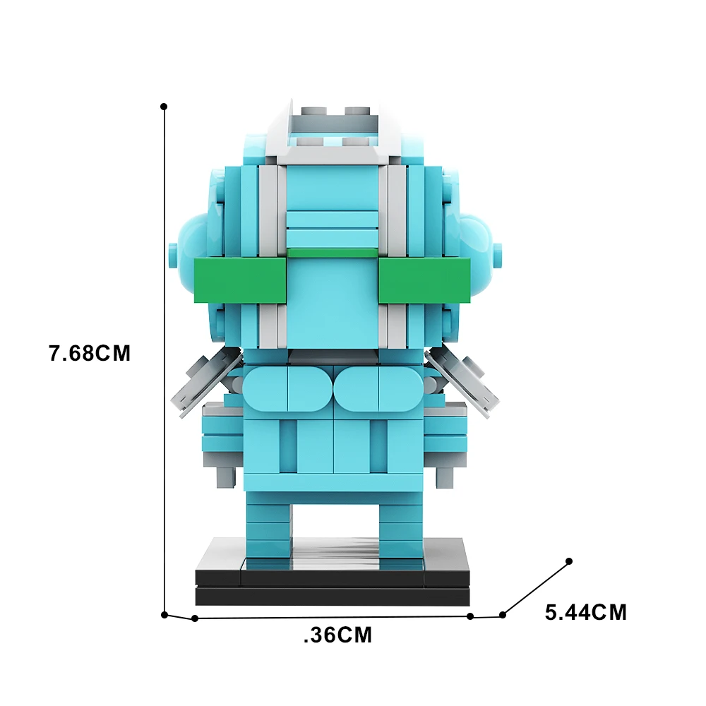 MOC-Kit de construction de figurines d'Afrique Bars Xu Lun, tête carrée, chaîne pour garçon, modèle d'aventure 3e de JO, ornements, nuits dos, jouet pour enfant, cadeau