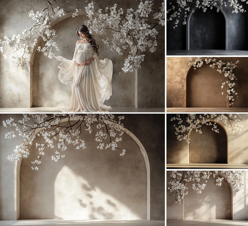 

Винтажный текстура, настенный фон для фотосъемки, цветочная арка для взрослых, день рождения, свадьба, портретный декор для беременных, фотостудия