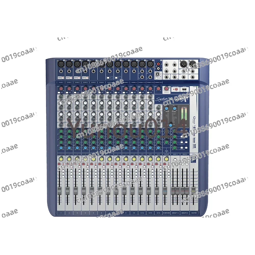 Signature 16 Analog 16 Channel Mixer with Onboard Lexicon Effects for Stage Performance