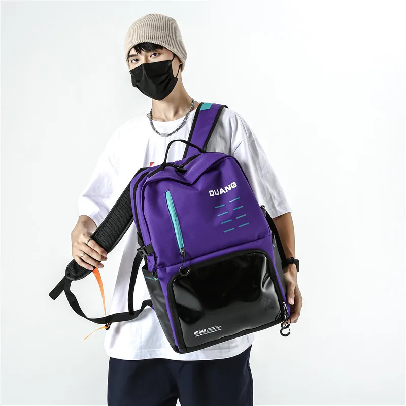 

Модный мужской рюкзак с трендовым дизайном, многофункциональный, для спорта и фитнеса, стильный городской рюкзак для мужчин, сумка для коротких поездок