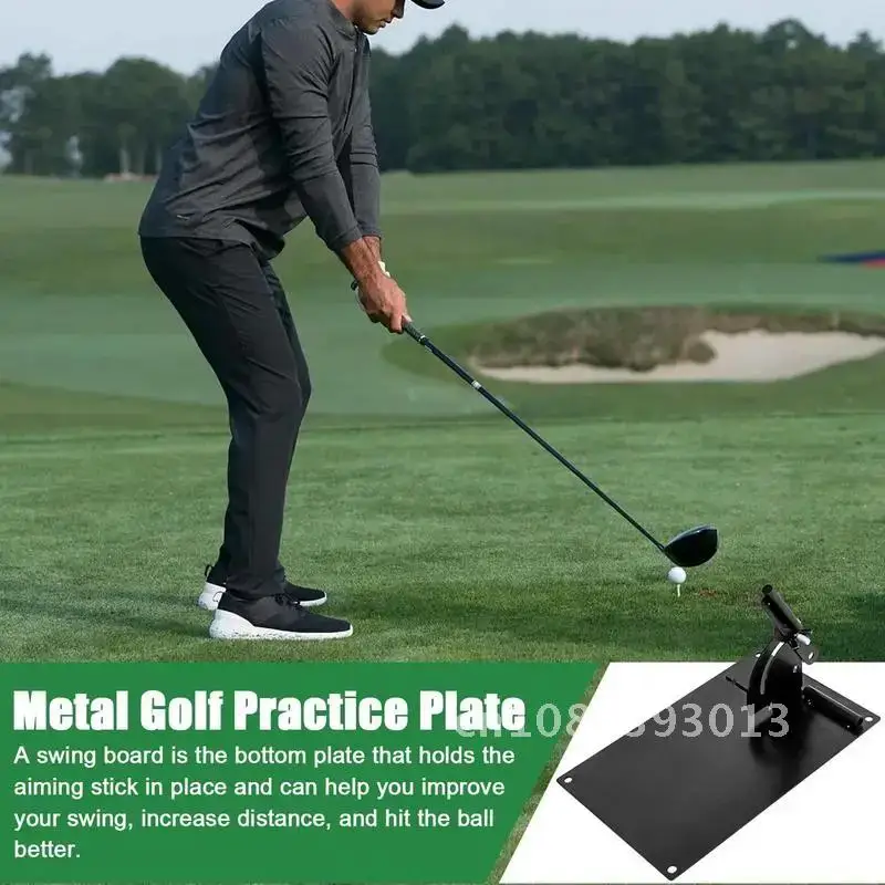 

Golf Alignment Stick Angle Holder Swing Practice Plate Stick Aid Holder Swing Training Plane Connector For Alignment Trainer