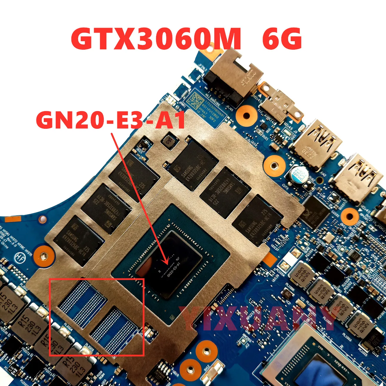 Imagem -03 - para Lenovo Legion 515ach6h Placa-mãe do Portátil com Cpu r7 5800h Gpu Rtx3060 6g Rtx3070 8g 5b21c22566 100 Teste ok Nm-d562