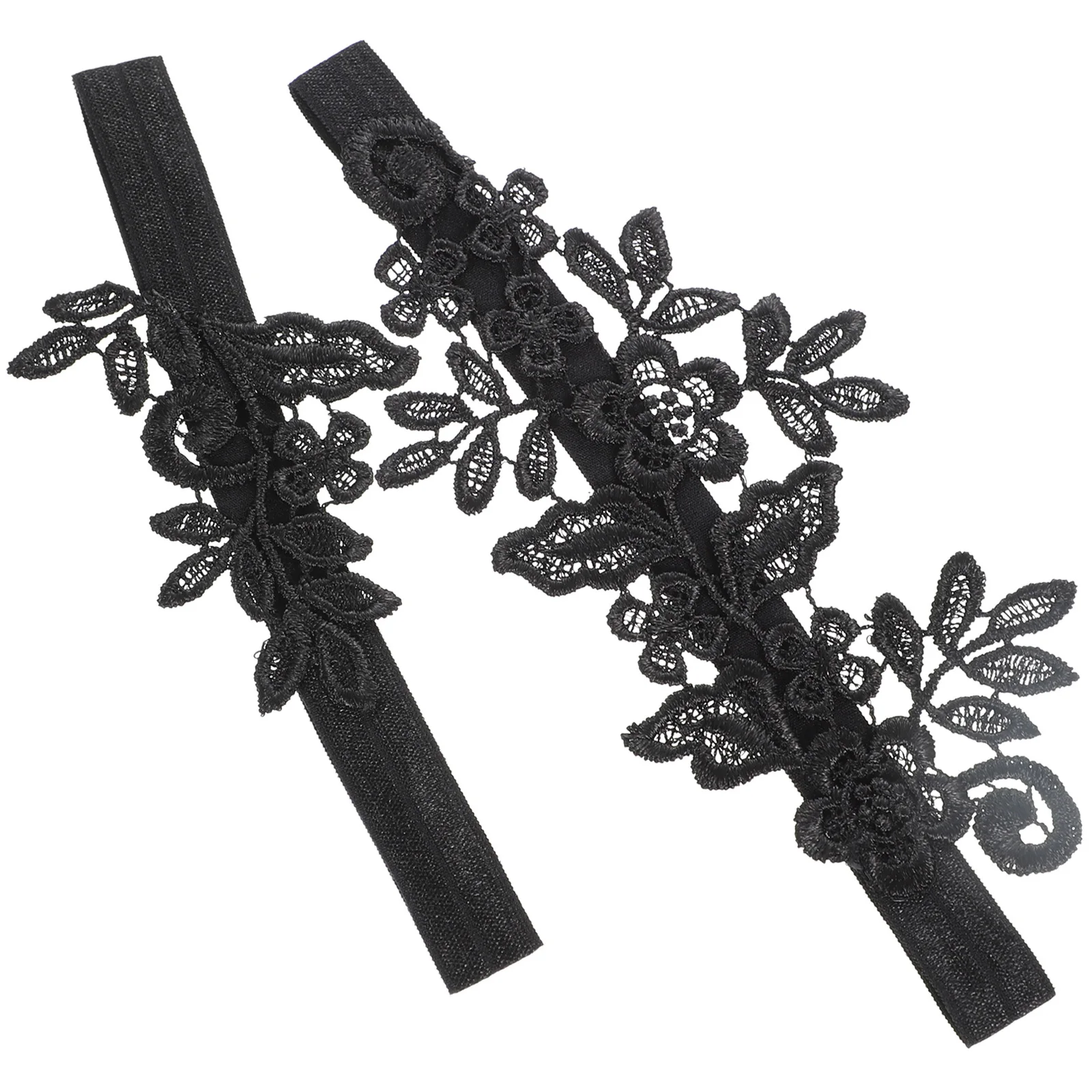 1Set Brautstrumpfbänder aus Spitze, Hochzeits-Beinbänder, bezauberndes Accessoire für Brautjungfern und Gäste, Strumpfbänder für die Brauthochzeit