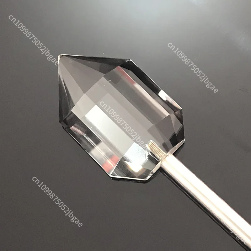 ฟิล์มกรองภาพเบลอพื้นหลัง รูปทรงคริสตัลเส้นตรง ปริซึมแก้วรูปทรงไม่สมมาตร ฟิลเตอร์แบบฟракทัล สำหรับกล้องโทรศัพท์ ถ่ายภาพและวิดีโอ