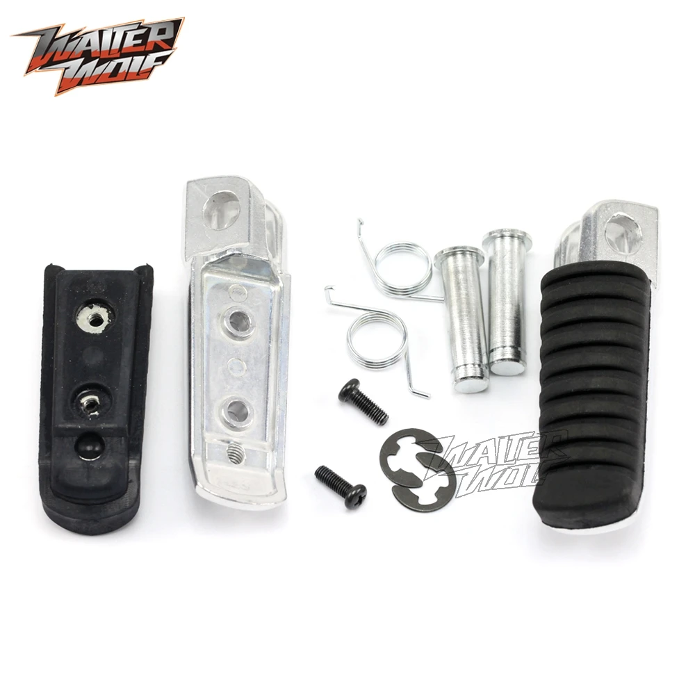 For Kawasaki Ninja Versys 650 1000 Rider Footrest Footpeg Pedal Rubber Cover Z900 Z1000 Z650 ZX-7 ZX6R ZX 9R 12R ER 6N ZZR ZRX