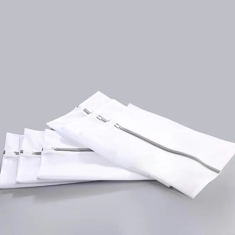 مجموعة من 2 أكياس الغسيل الشبكية أكياس غسيل كبيرة لخزائن الجوارب بلوزة الغسيل N58D