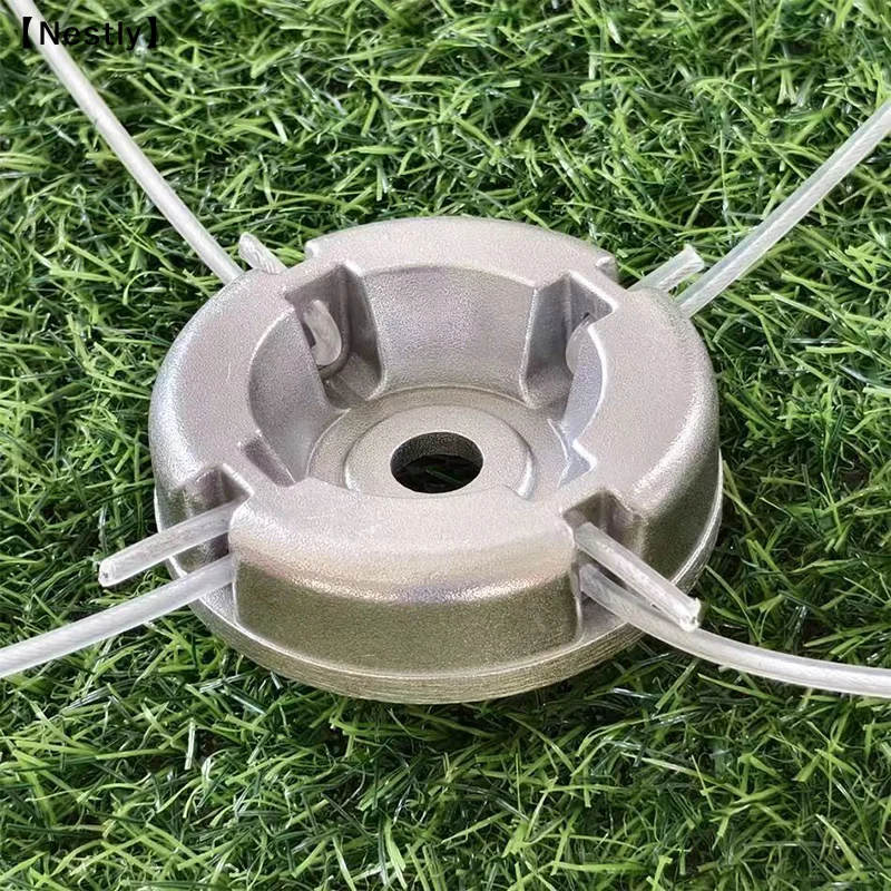 Universal Aluminum Alloy Lawn Mower Head With Nylon Steel Lawn Mowing Line Lawn Mower Replacement Parts〔Nest〕
