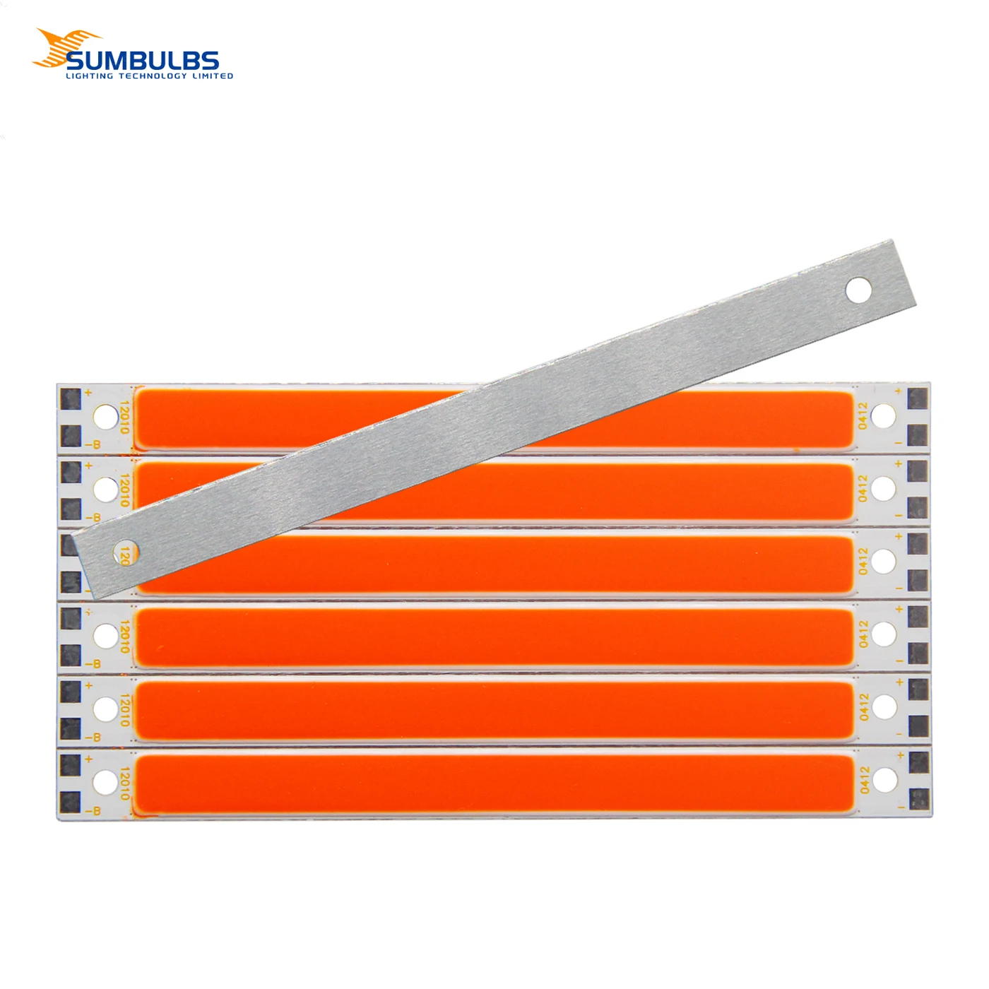 SUMBULBS 120x10mm 10 W COB Strip Lichtbron DC 12 V Emitting Diode Lamp 6 Kleuren DIY Bar LED Chip Lamp voor Verlichting