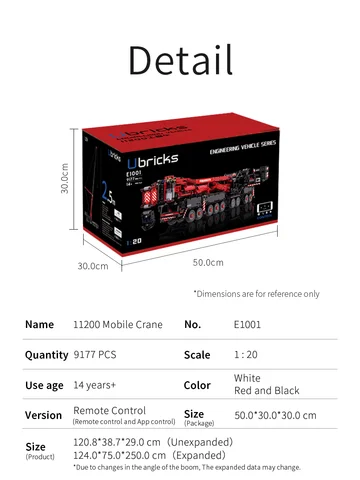 10 best sales Lego Technic Liebherr LTM 11200 - №2