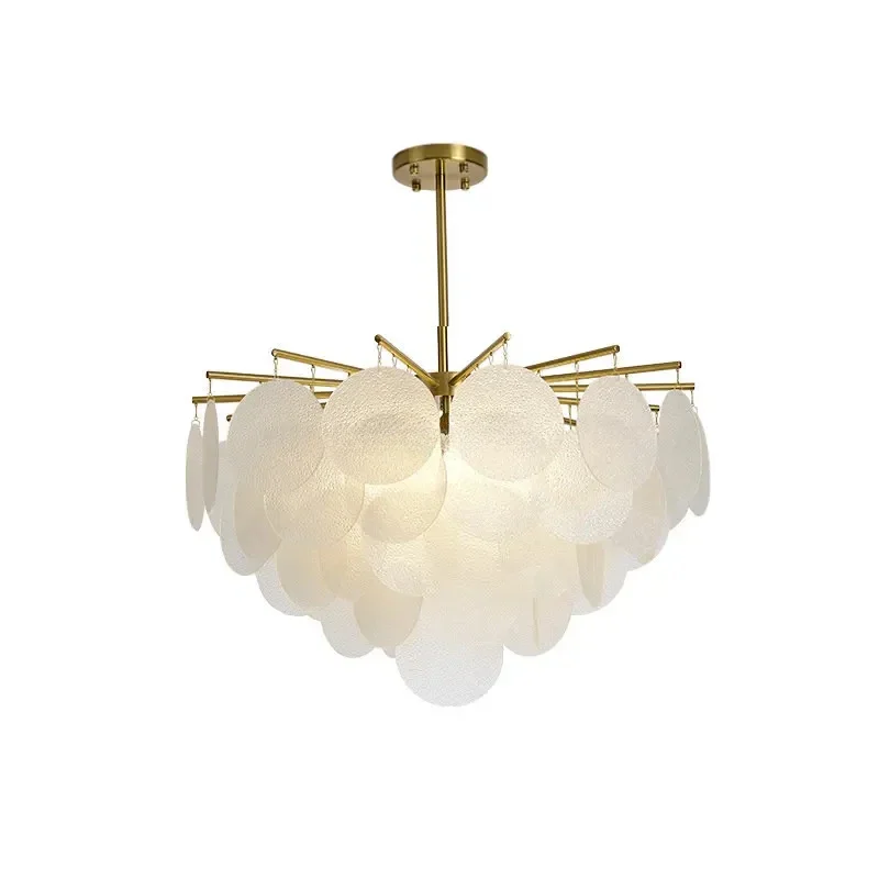 Luxury Designer 50cm Glass LED Pendant Chandelier for Living Room Dining Island -  Lighting Fixtures Factory Outlet