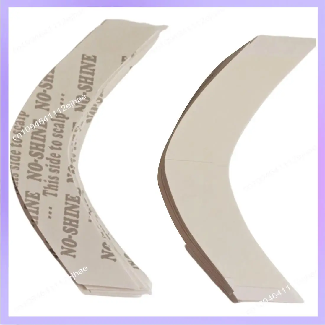 N83R 72 قطعة/الوحدة لا تألق شعر مستعار قوي الشريط لاصق مزدوج تمديد شرائط مقاوم للماء للشعر المستعار/الدانتيل الباروكات فيلم CC الشكل