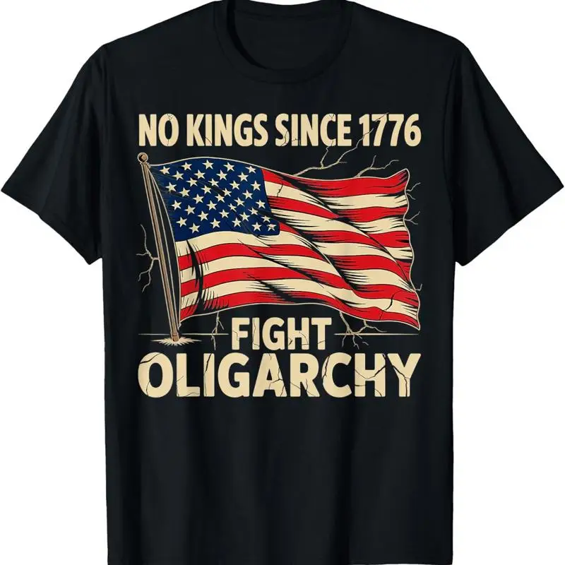 لا ملوك في أمريكا منذ 1776 تي شيرت وقائي وطني #1