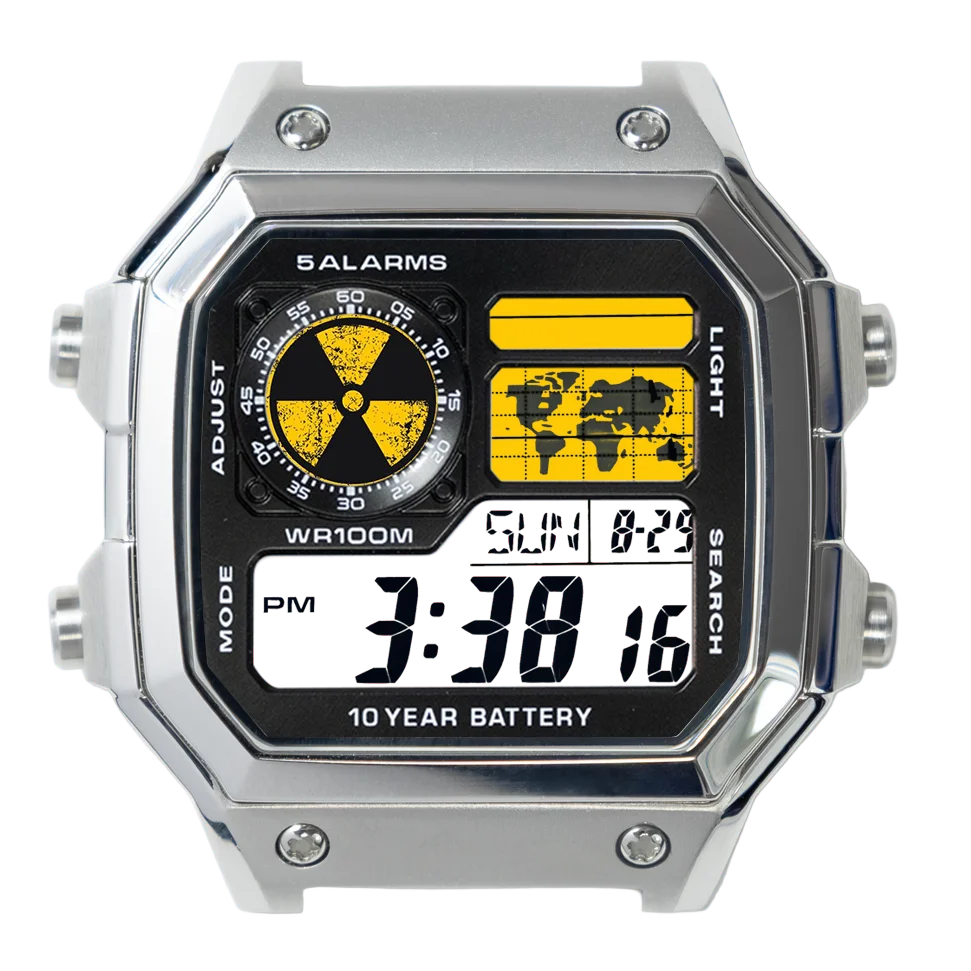 Compatible with CASIO AE1200 17 Style Hour Part Stickers Decals High Definition  3299 Module Mod Kit view 2