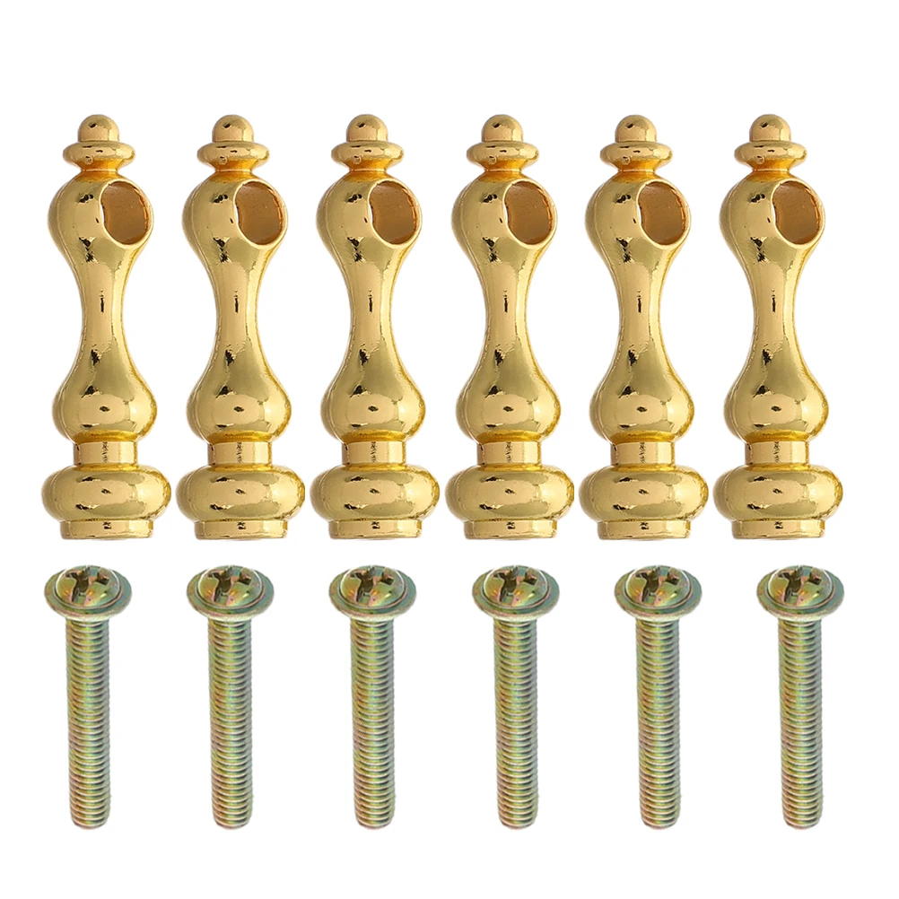 

1 set Fence Accessories Durable Metal Spindles Glass Railing Connectors Cabinet Posts Furniture Accents Hardware Elegant Design
