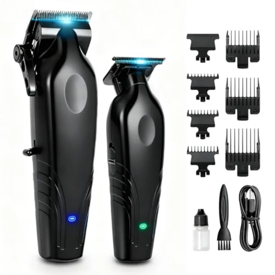 

Cordless Hair Clippers for Men Professional Electric Hair Cutting Kit with 7200 RPM Motor 2H Fast Charging 3H Runtime Quiet Bar