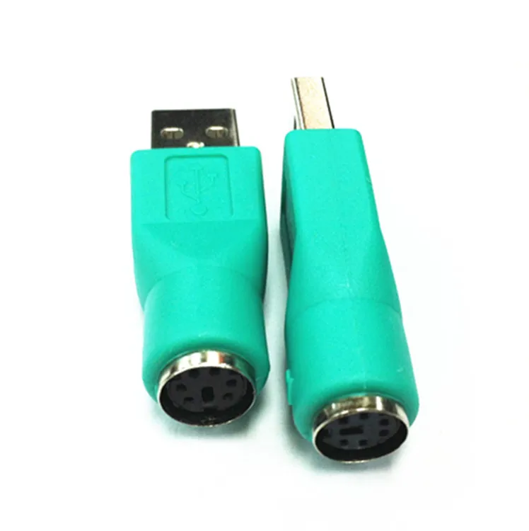 1pcs USB Male to PS2 For PS/2 Female Cable Adapter Converter For Computers PC Laptop Notebooks Keyboard Mouse