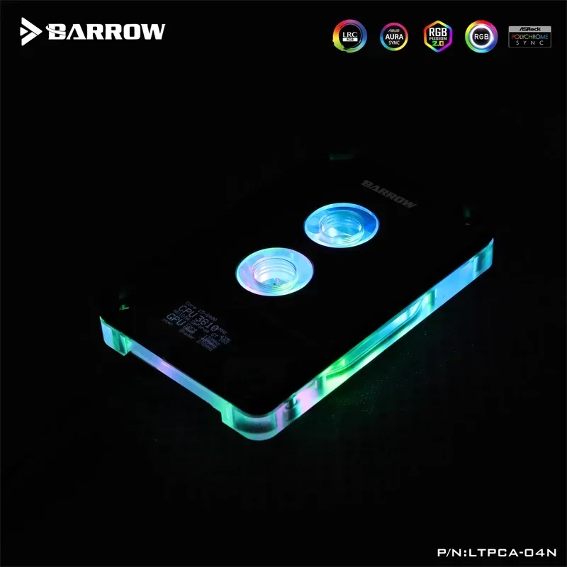 Barrow LTPCA-04N، AM5 CPU Waterblock + شاشة مراقبة OLED لسائق AMD Ryzen3 5 7 X470 Freely Aida64، 5V ARGB