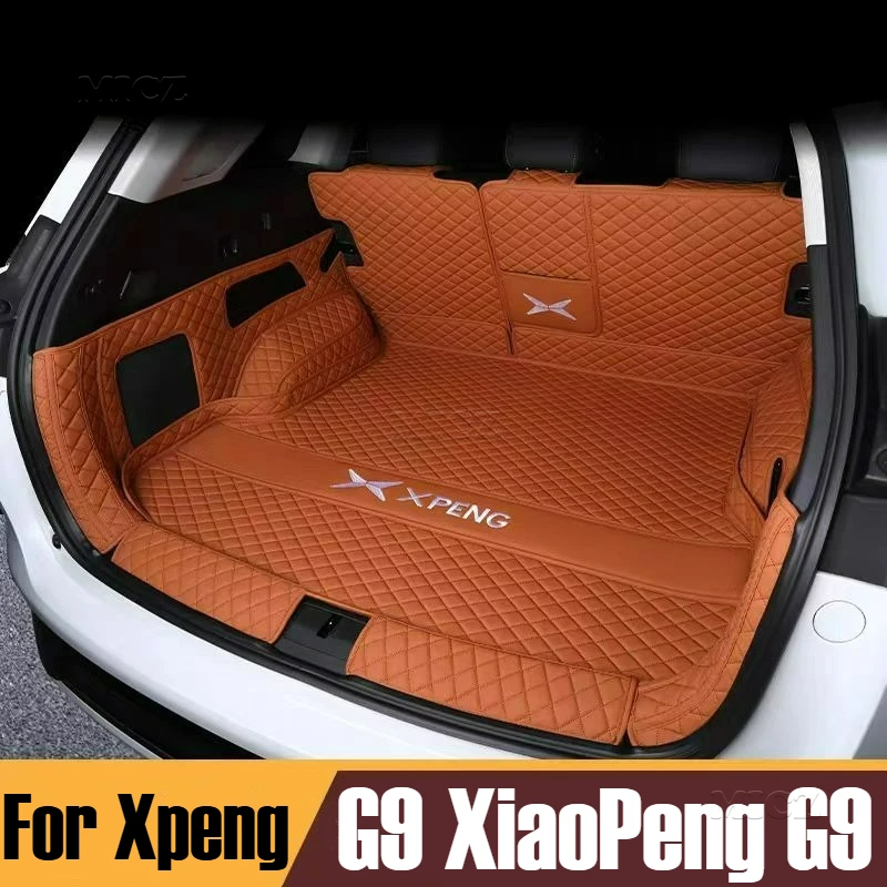

For Xpeng G9 XiaoPeng G9 2023 2024 2025 Car Accessories Trunk Mats Waterproof Auto Boot Car Custom Protector Pads Interior