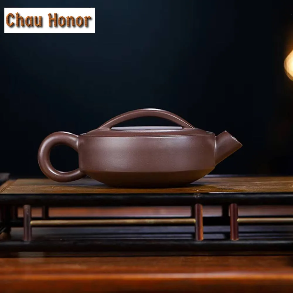 

190/210ml Antique Yixing Purple Clay Hanwa Teapot Raw Ore Mud Tea Pot with Infuser Handmade Beauty Kettle Chinese Zisha Teaware
