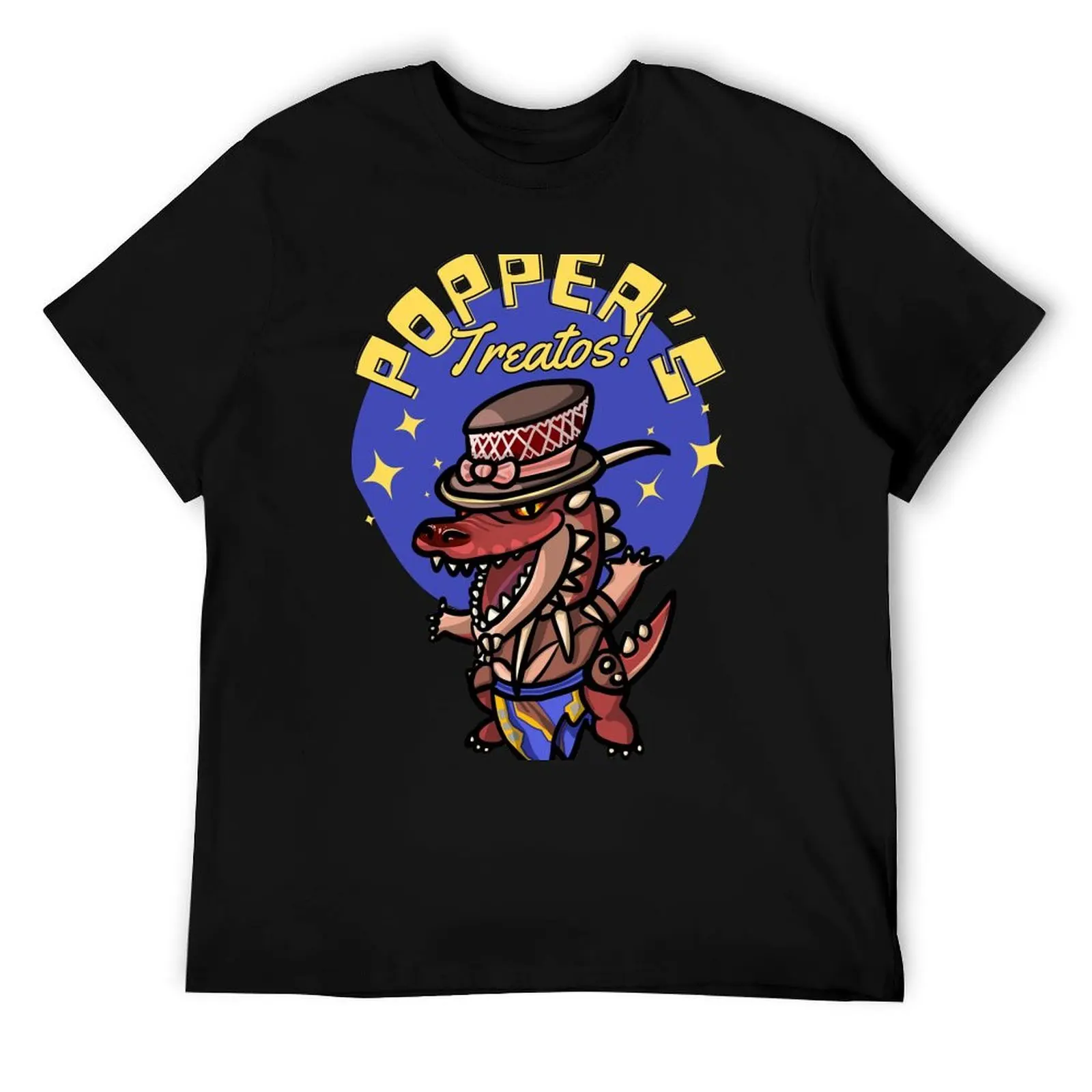 

Popper's Treatos! (Popper Sells Good Stuff) T-Shirt cotton t shirts man 100% t shirts for man graphic vintage T-Shirt