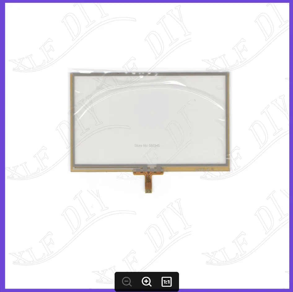 ZhiYuSun AJ3105  4.3inch Touch Screen glass 4 lines  resistive  touch panel   SCREEN sensor