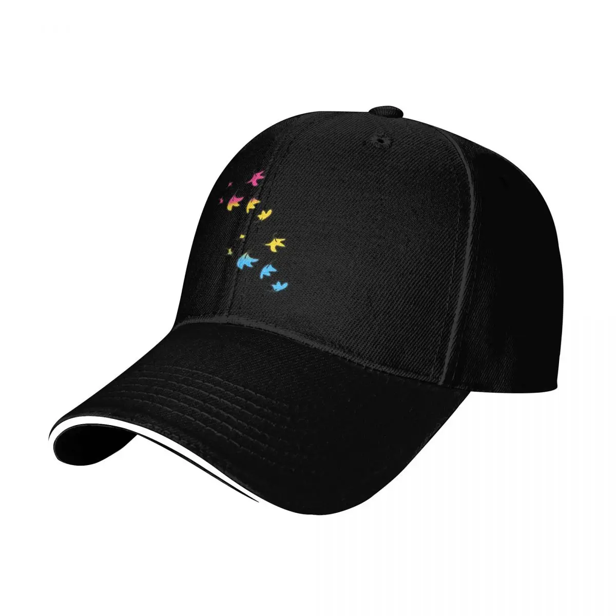 Ocean sunset Heartstopper leaves Baseball Cap Cotton Twill Breathable Contrast Two Tone Brim Snapback Flat Bill