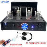 AV880 sunbuck 2.1 35W Fiber Coaxial USB Bluetooth Headphone Amplifier HiFi stereo Headphone Vacuum Tube power Amplifier Audio