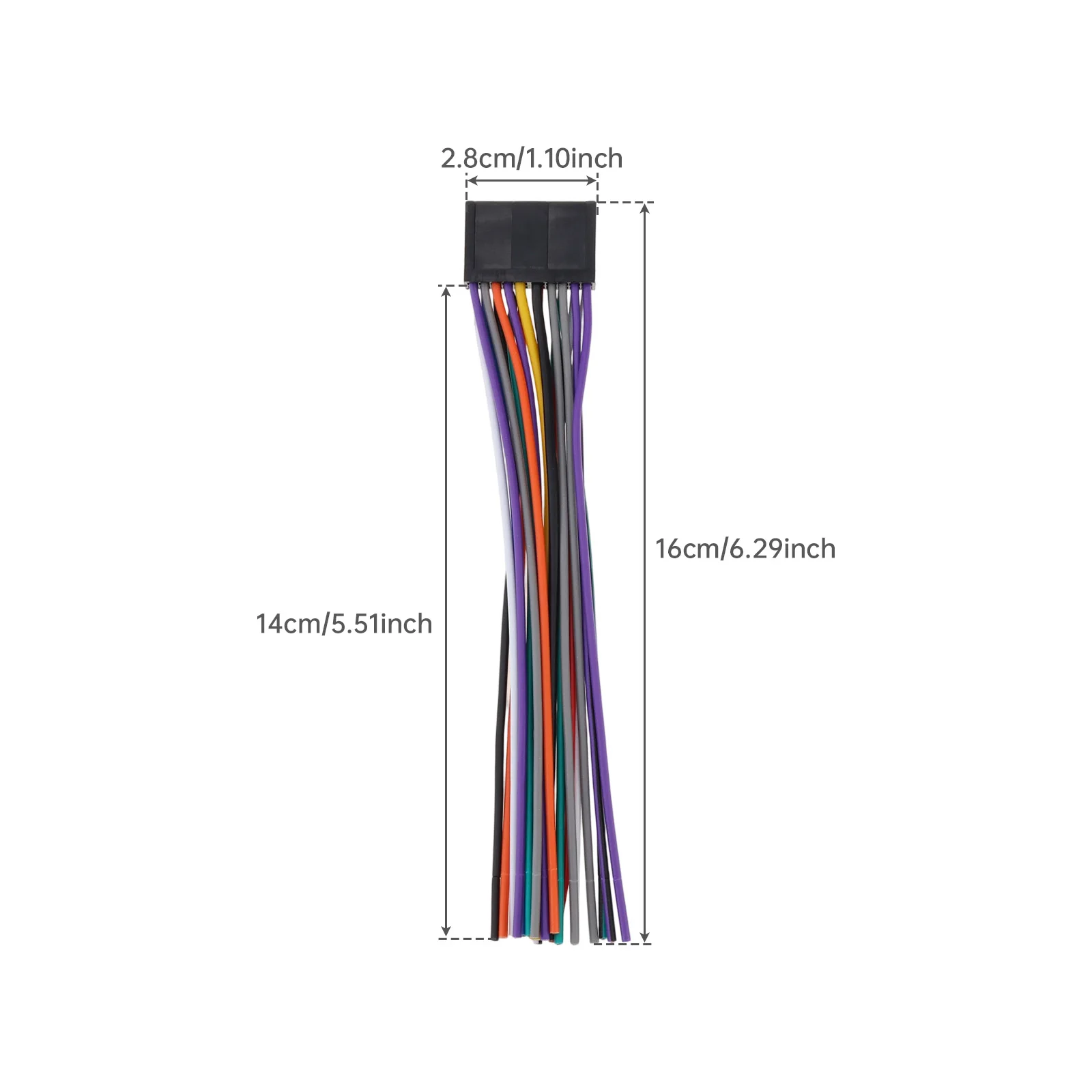 12V 20pin Car CD / DVD Radio Stereo Wire Harness Cable Cord Connector Adapter Fit for Dual XDVD156BT / XDVD176BT / XDVD276BT - view 6