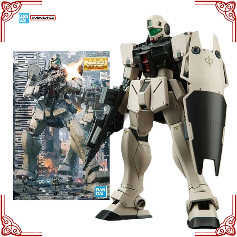 

In Stock Genuine Bandai Gundam Model Kit MG 1/100 RGM-79G GM Command Colony Type Anime Action Figure Collection Model Toys Gifts