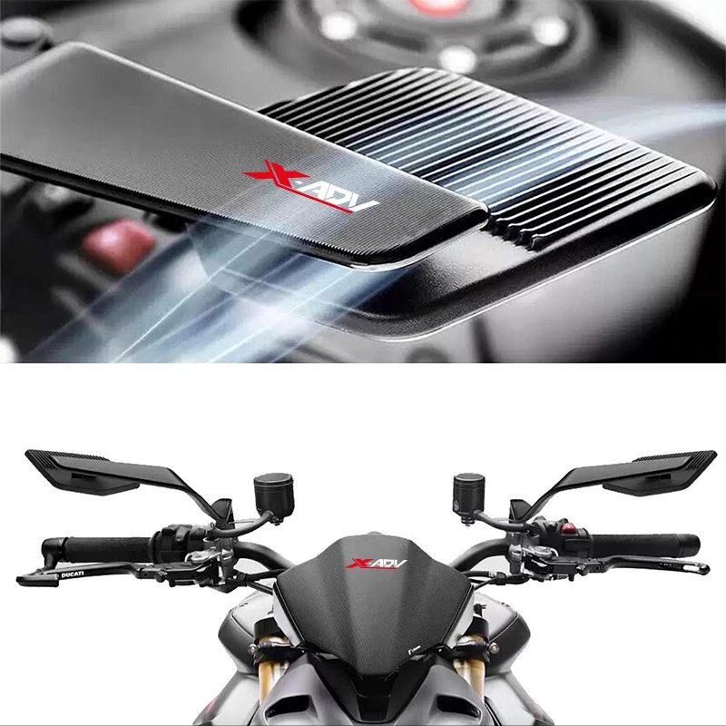 

Motorcycle Folding Wind Wing Aluminum Alloy Side Rearview Mirror For HONDA X ADV X-ADV XADV 750 XADV750 Accessories Rear view