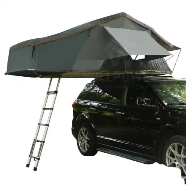 

Car with Roof Tent, Off-road Truck Awning, 4 Seasons Soft Roof Tent, Light Roof Tent for 2 People.