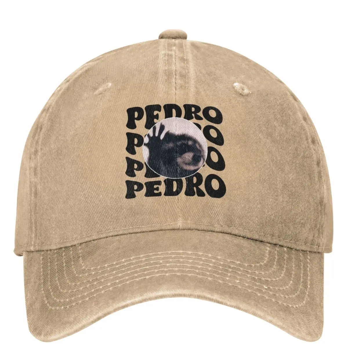 

Pedro Raccoon Dancing Meme Denim Baseball Cap Cute Funny Running Hippie Trucker Hat Summer Female Male Stylish Baseball Caps