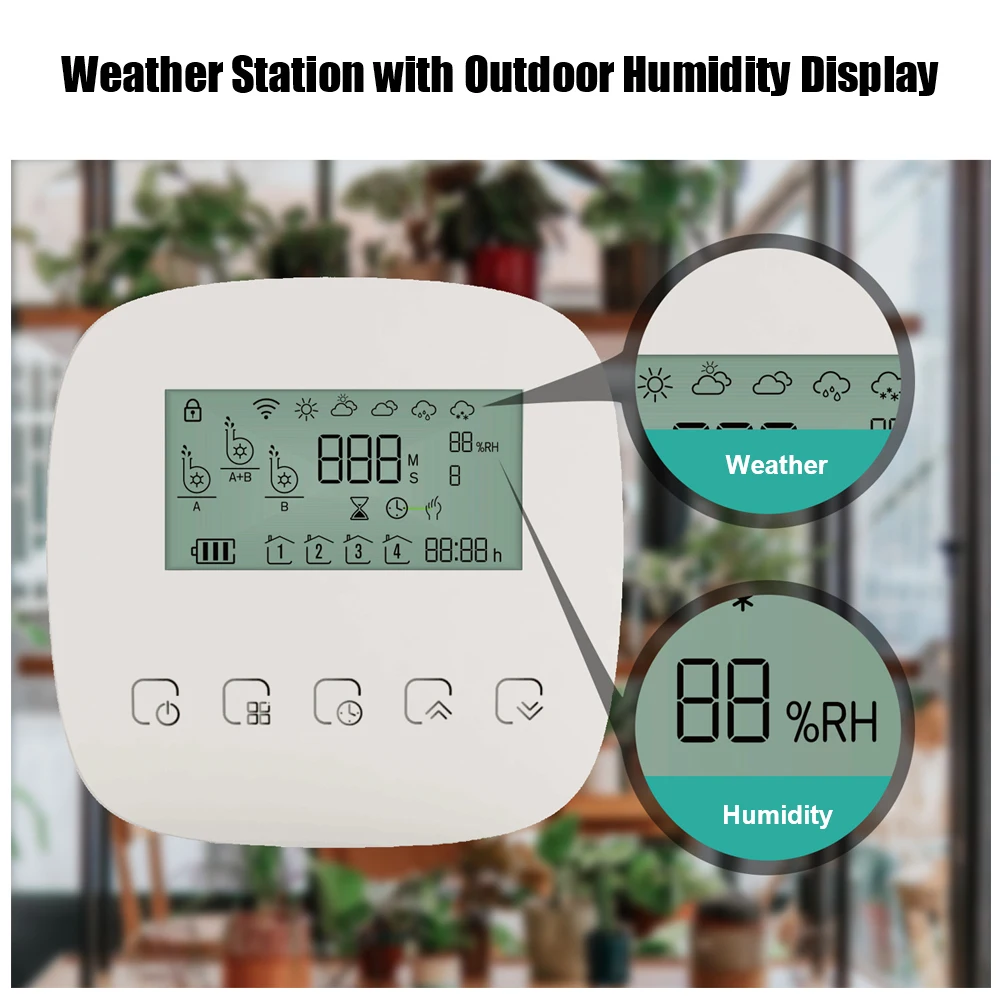 WiFi Tuya Micro-drip Irrigation Controller with Solar Panel Intelligent Automatic Water Timer Digital Watering Irrigation Timer