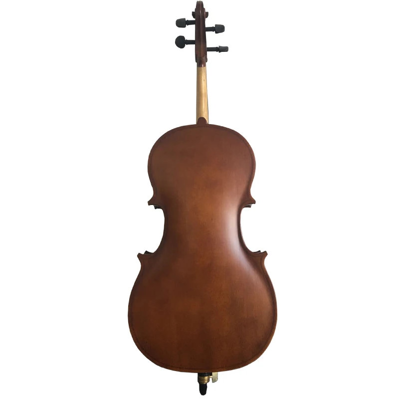 matt finish cello aiersi handmade red brown colour including bag and wooden bow