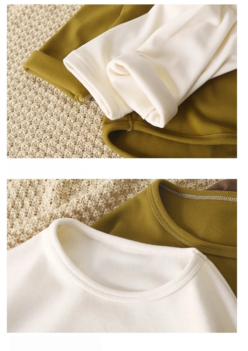 1–10 Jahre Kinder-T-Shirt, koreanische Kinder, einfaches langärmeliges Basisshirt, Baby-Jungen und Mädchen, 2025, Herbst-Winter, neues Baby, lose Oberteile – Detail 4