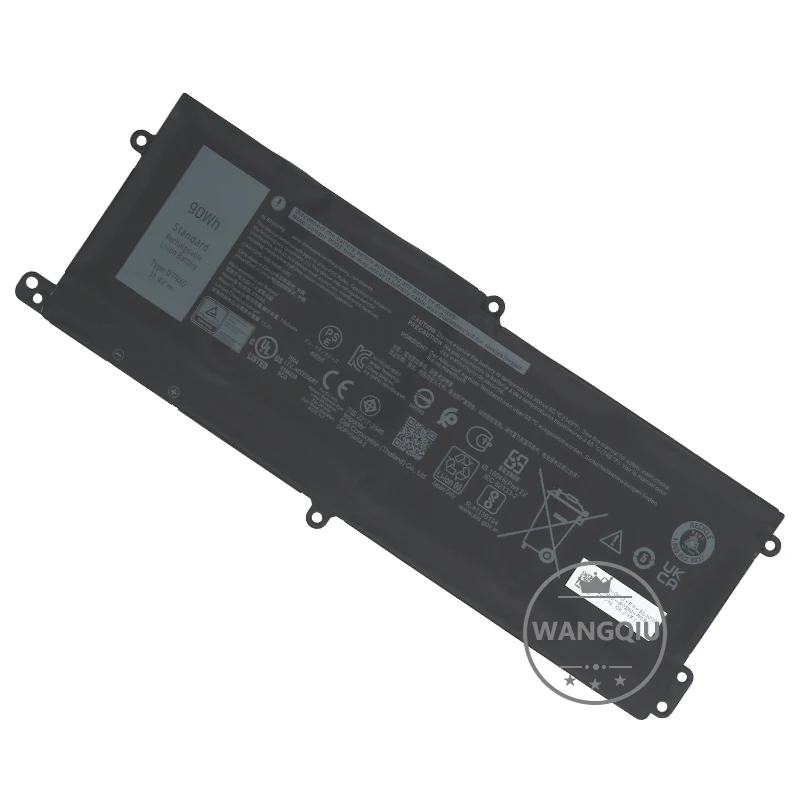 Imagem -05 - Bateria do Portátil para Dell Alienware Área P38e001 Alway51m Ara51m r1 r2 P38e Dt9xg